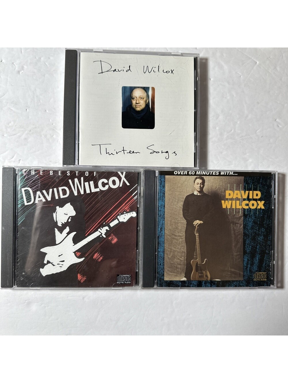 David Wilcox 3 CD Lot Over 60 Minutes With The Best Of Thirteen Songs